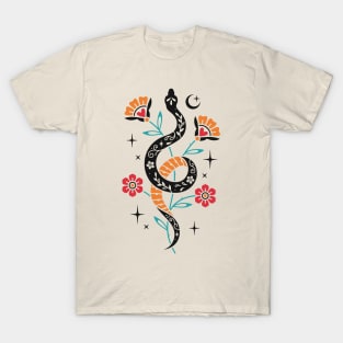 Snake flowers T-Shirt